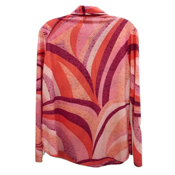 Amber Dawn Pink and Purple Blouse - Picture 2 of 2